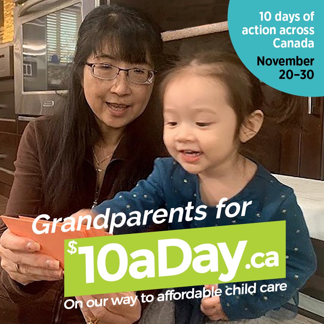 Grandparents know how important quality $10aDay Child Care is for their grandchildren #10adaychildcare