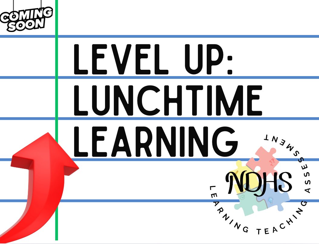 NDHS Learning, Teaching and Assessment (@ndhs_ltanda) on Twitter photo Coming very soon…causal, 20 minute lunchtime sessions where staff can share practical teaching strategies, applications, and methods to benefit both staff and pupils 🧩✨ <a href="/ndhsglasgow/">Notre Dame High</a> Coming very soon…causal, 20 minute lunchtime sessions where staff can share practical teaching strategies, applications, and methods to benefit both staff and pupils 🧩✨ <a href="/ndhsglasgow/">Notre Dame High</a>