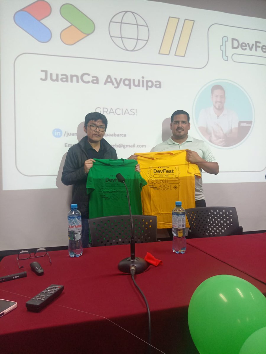 gdglima's tweet image. #DevFestLima2024
🙏 Agradecimiento especial a Juan Carlos Ayquipa por su charla: "Iniciando proyectos con Gemini AI". 💡✨
🎯 Completa el feedback y ayúdanos a mejorar: bit.ly/devfestlima24-…
#DevFestLima24 #GDGLima #DevFestLima #DevFest #gdg