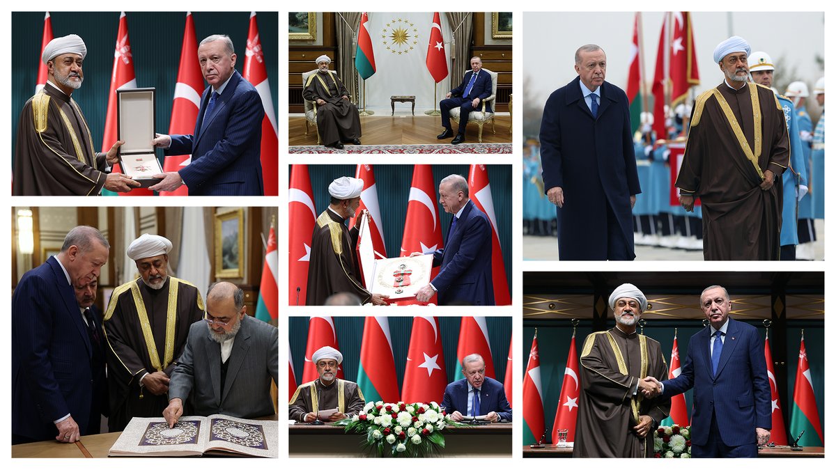 Umman Sultanı, muhterem kardeşim Heysem bin Tarık’ı Türkiye’de misafir etmekten büyük memnuniyet duydum. 🇹🇷🇴🇲 
 
Köklü tarihî ve kardeşlik bağlarına sahip olduğumuz Umman’la ilişkilerimiz her alanda gelişmeye devam ediyor.