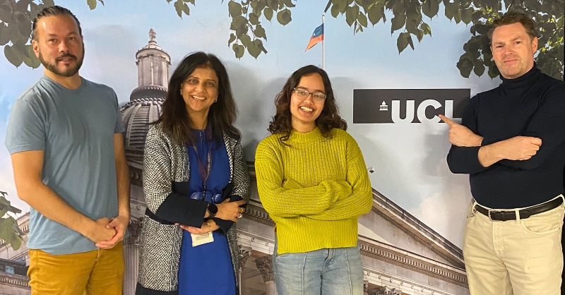 UCLgeography's tweet photo. 🚨 New Generation One Podcast! #COP29: Financing the Future.🎙️

🌍 Hosts @ProfMarkMaslin &amp; @SimonChinYee join guests @pritiparikh73 &amp; Anoushka Jain for behind-the-scenes insights.

🎶 Featuring music from @UCL x @BBC Young Composer!

#ClimateUCL #UCLGenerationOne @SustainableUCL