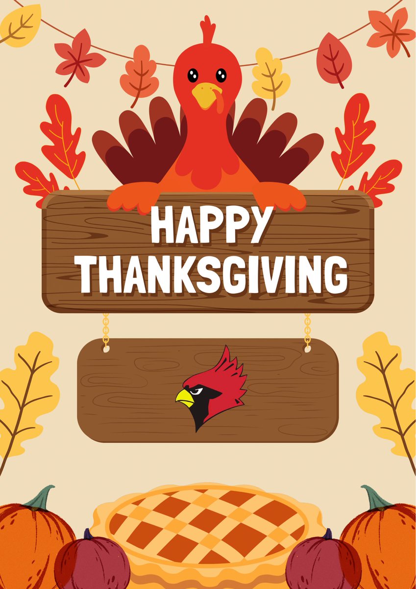 Wishing all a restful Thanksgiving break!
#ONE #wlcardpride 🟥🦃🟨