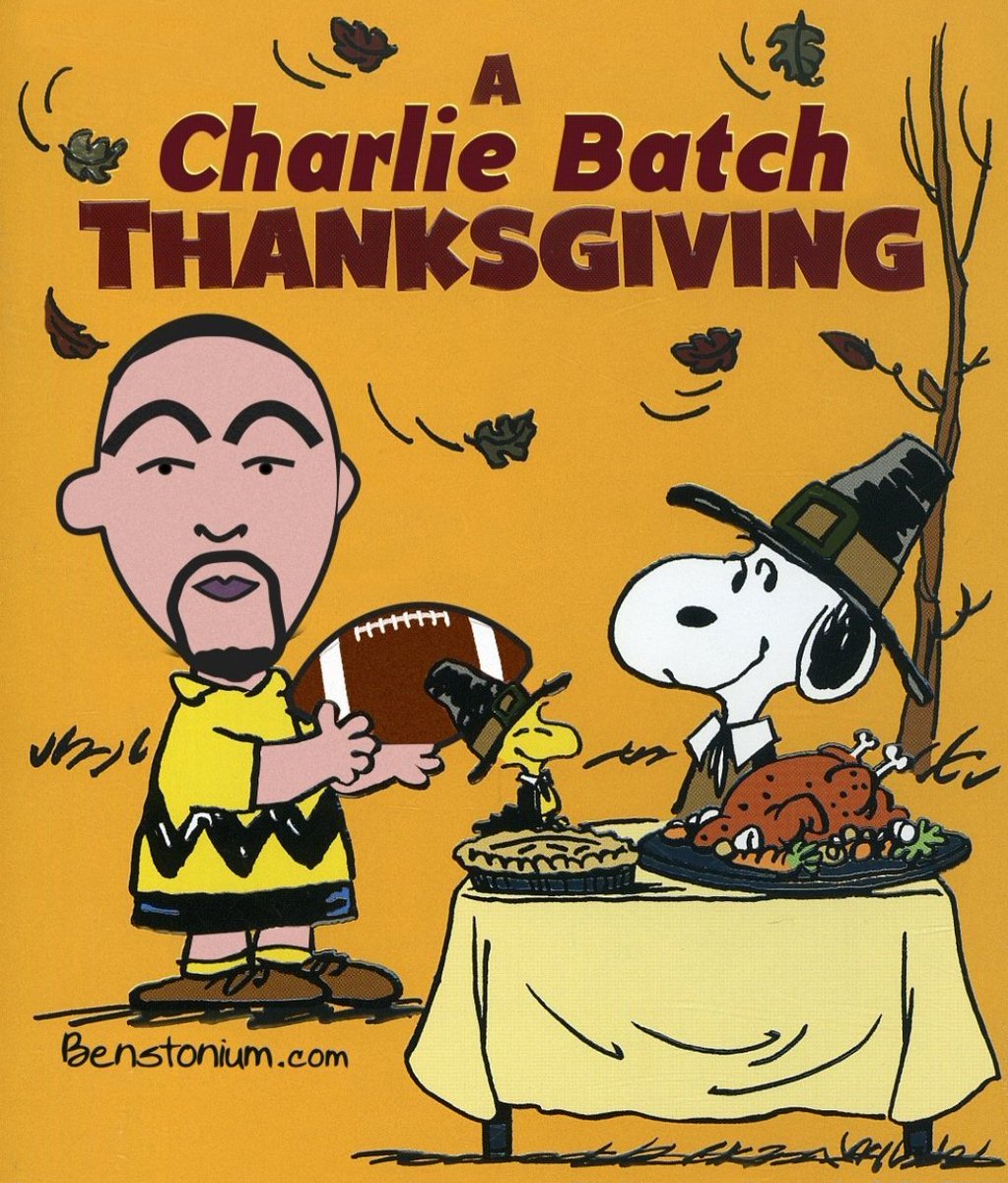 CharlieBatch16's tweet photo. Happy Thanksgiving to you and your families 🙌 https://t.co/dUmBMUrhmy
