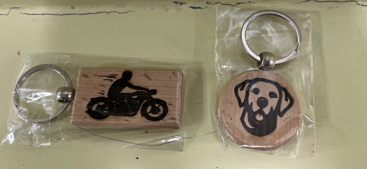 If anyone needs any keyrings for a business, a band, maybe an event or even as a small stocking filler please get in touch. At the minute I have a bit of spare time due my circumstances. Below are some previous examples.