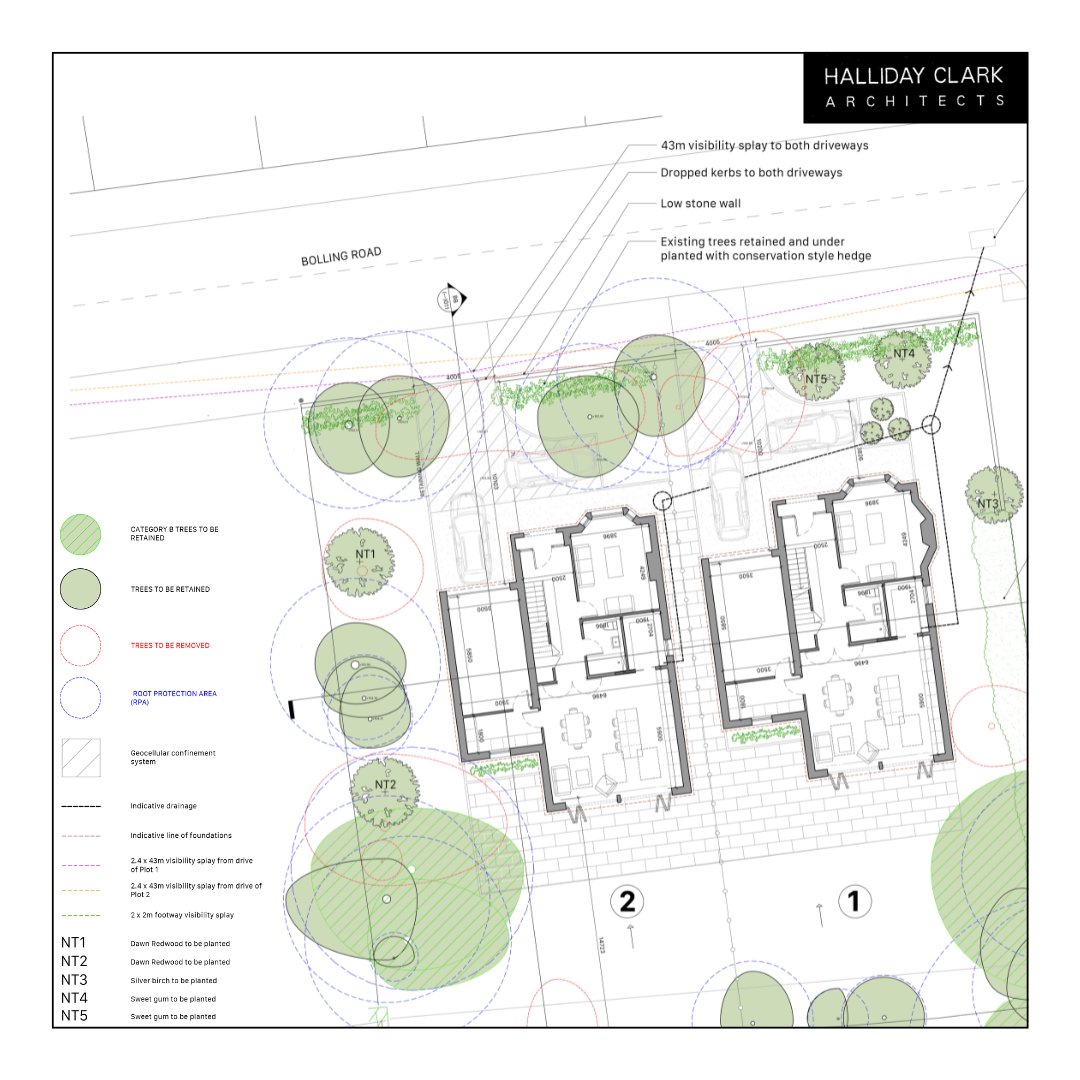 hallidayclark's tweet photo. Project Throwback | Bolling Road, Ilkley
A client wanted to demolish the bungalow onsite to create space for two detached 3 story, 5 bedroom townhouses. Located on one of the main areas of activity in Ben Rhydding, the redevelopment had to retain traditional character. #architect https://t.co/3r5IprgETS