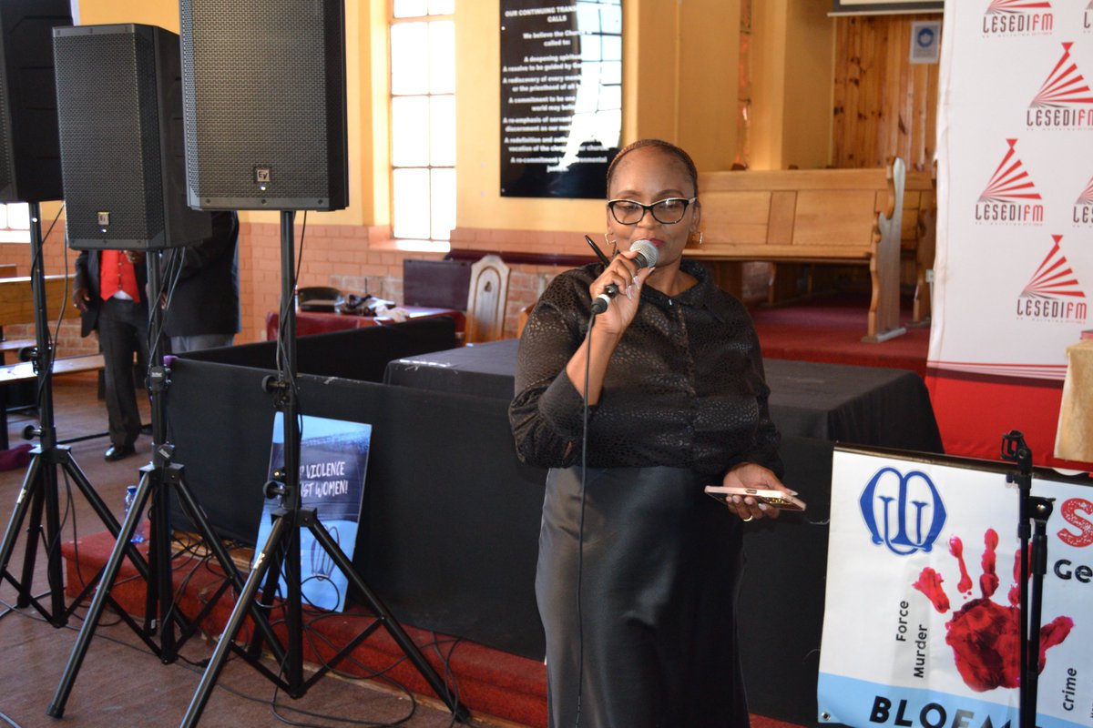 LesediFM's tweet photo. #Itlhabolle #Merapelo #16DaysOfActivism #StPetersMethodistChurch #Bloemfontein https://t.co/RJ0RkXmnEQ