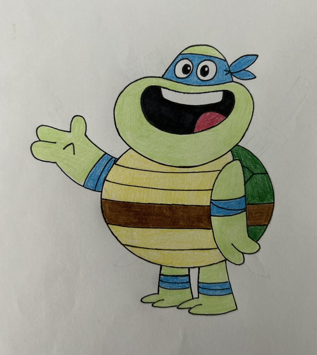 TArtist123's tweet photo. Teen Titans Go! Leonardo https://t.co/ftK464dRAW