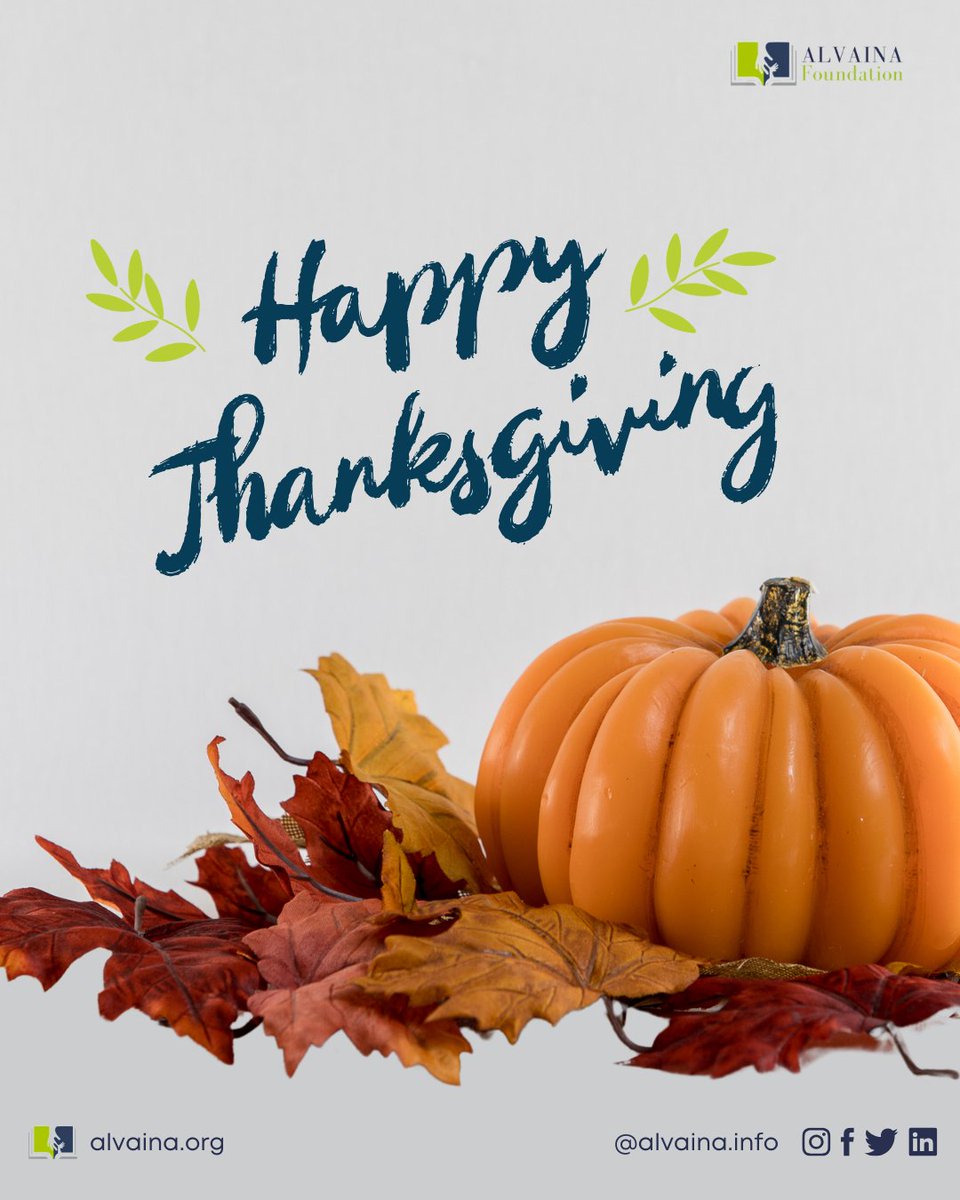 ALVAINAInfo's tweet photo. May your day be filled with good food, great company, and even better memories. Cheers to all we’re grateful for this year. 

Happy Thanksgiving!

#Thanksgiving #HappyThanksgiving #ALVAINAFoundation #WashingtonDC #Nonprofit https://t.co/FX3UWUQeso
