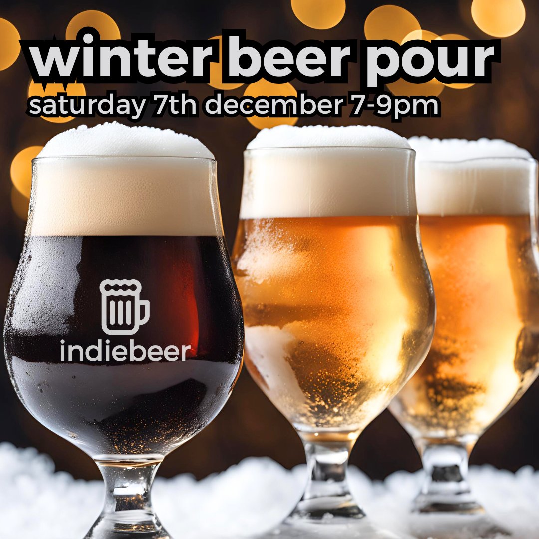 Join us next Saturday as we crack open some stunning winter warmer beers from Europe and UK.

Enjoy a mix of dark, fruity, spicy, boozy and wild. All five will be ⭐⭐⭐⭐⭐

£20 per person (tickets via the link in our bio above, or pop in-store)

8pm &gt; 10pm est. finish

Cheers!