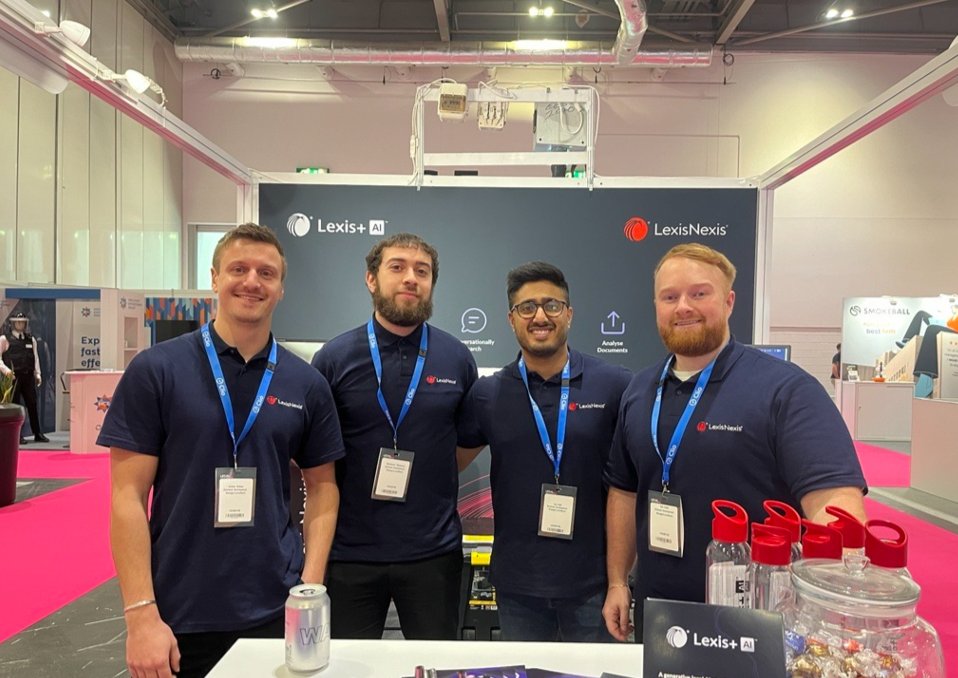 LexisNexisUK's tweet photo. Matthew Leopold shared the magic of AI with us this afternoon. If you missed his talk there's still time to see Lexis+ AI in action at #LegalEx!
Stop by stand #212 to connect with our team of #legal experts—they’re ready to answer all your burning #AI questions.
#law #lawyers https://t.co/eLIdTzmUcs