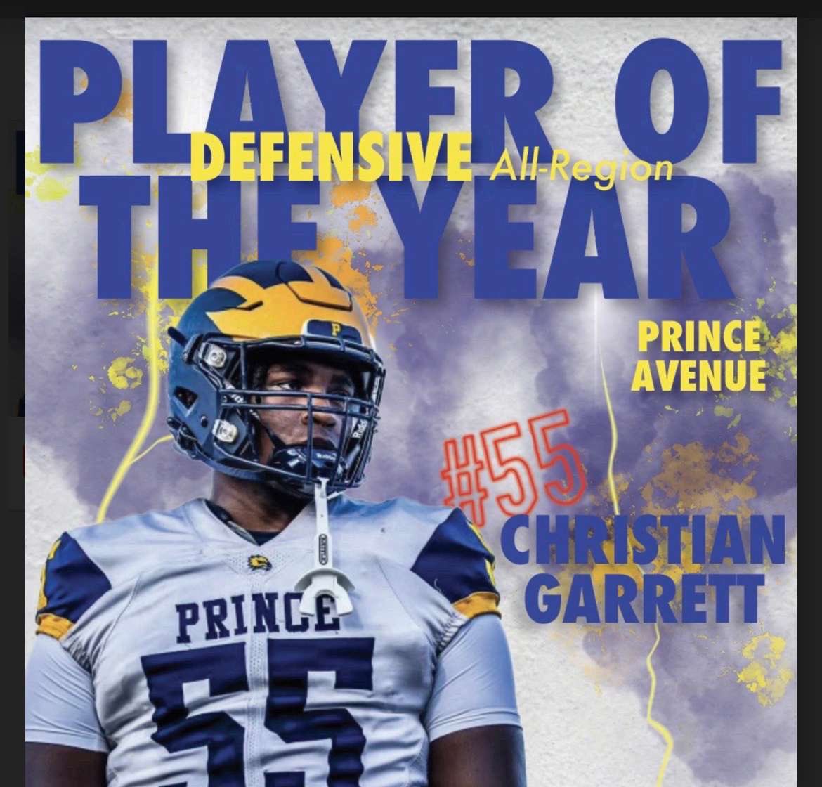 Christian Garrett ™ (@christiangarr53) on Twitter photo Blessed to be All-Region Defensive Player of the Year ! <a href="/GVandagriff/">Greg Vandagriff</a> <a href="/pacsfootball1/">PACS Football</a> <a href="/CoachRicht/">Coach Richt</a> <a href="/CoachHJSimpson/">Jess Simpson</a> <a href="/Mhoward38/">Marcus Howard</a> Blessed to be All-Region Defensive Player of the Year ! <a href="/GVandagriff/">Greg Vandagriff</a> <a href="/pacsfootball1/">PACS Football</a> <a href="/CoachRicht/">Coach Richt</a> <a href="/CoachHJSimpson/">Jess Simpson</a> <a href="/Mhoward38/">Marcus Howard</a>