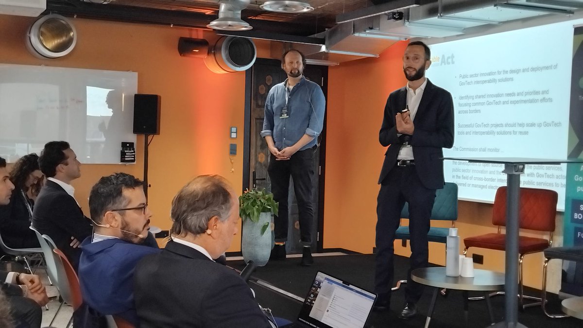 InteroperableEU's tweet image. At the #GovTechConnectAssembly, @JRC Project Officer @LucaTangi and Prof. Björn Niehaves  (@UniBremen) present the latest findings in 
influences on #GovTech practices in Europe.

Follow their presentation live:
👉youtube.com/watch?v=RtcFbC…

Their report:👉europa.eu/!BdtyhN