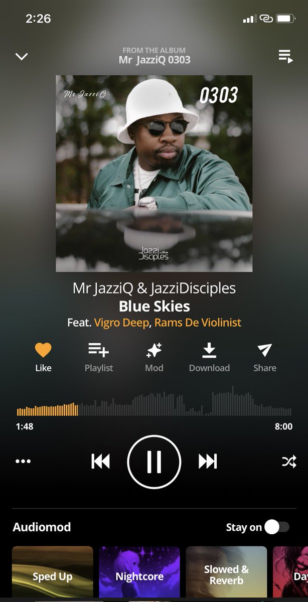 Aymillz's tweet photo. Mr JazziQ &amp; JaziDiscipes - Blue Skies https://t.co/DK2bEzGWiJ