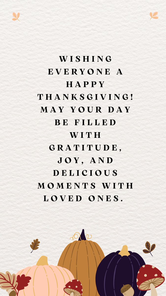 IvankaTrump's tweet image. WISHING EVERYONE A HAPPY THANKSGIVING! 

MAY YOUR DAY BE FILLED WITH GRATITUDE, JOY, AND DELICIOUS MOMENTS WITH YOUR LOVED ONES 
🦃❤️