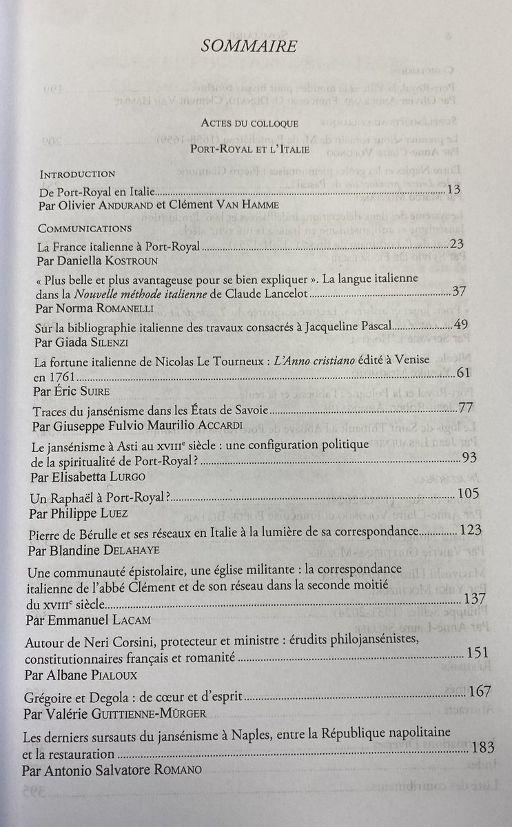 oandurand's tweet photo. Grande joie de recevoir aujourd’hui les actes du colloque 2023 de la Société des @AmisDePortRoyal qui s’était tenu à Milan à la bibliothèque @Ambrosiana1609 sous le titre « Port-Royal et l’Italie » @Clem_VH @romanitas81 @BibPortRoyal @CentreMemo @xviiesiecle @LettresSorbonne https://t.co/pzUmunlDvy