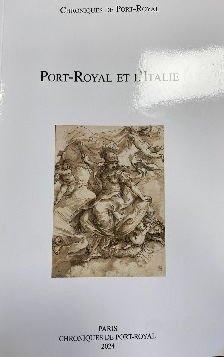 oandurand's tweet photo. Grande joie de recevoir aujourd’hui les actes du colloque 2023 de la Société des @AmisDePortRoyal qui s’était tenu à Milan à la bibliothèque @Ambrosiana1609 sous le titre « Port-Royal et l’Italie » @Clem_VH @romanitas81 @BibPortRoyal @CentreMemo @xviiesiecle @LettresSorbonne https://t.co/pzUmunlDvy