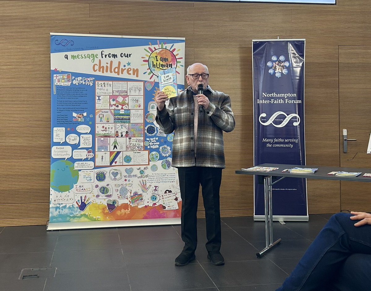 Ken Howlett from Northampton Inter-Faith Forum talks about the I Am Human project at the launch of the <a href="/UniNorthants/">UniofNorthampton</a> Faith and Belief staff network