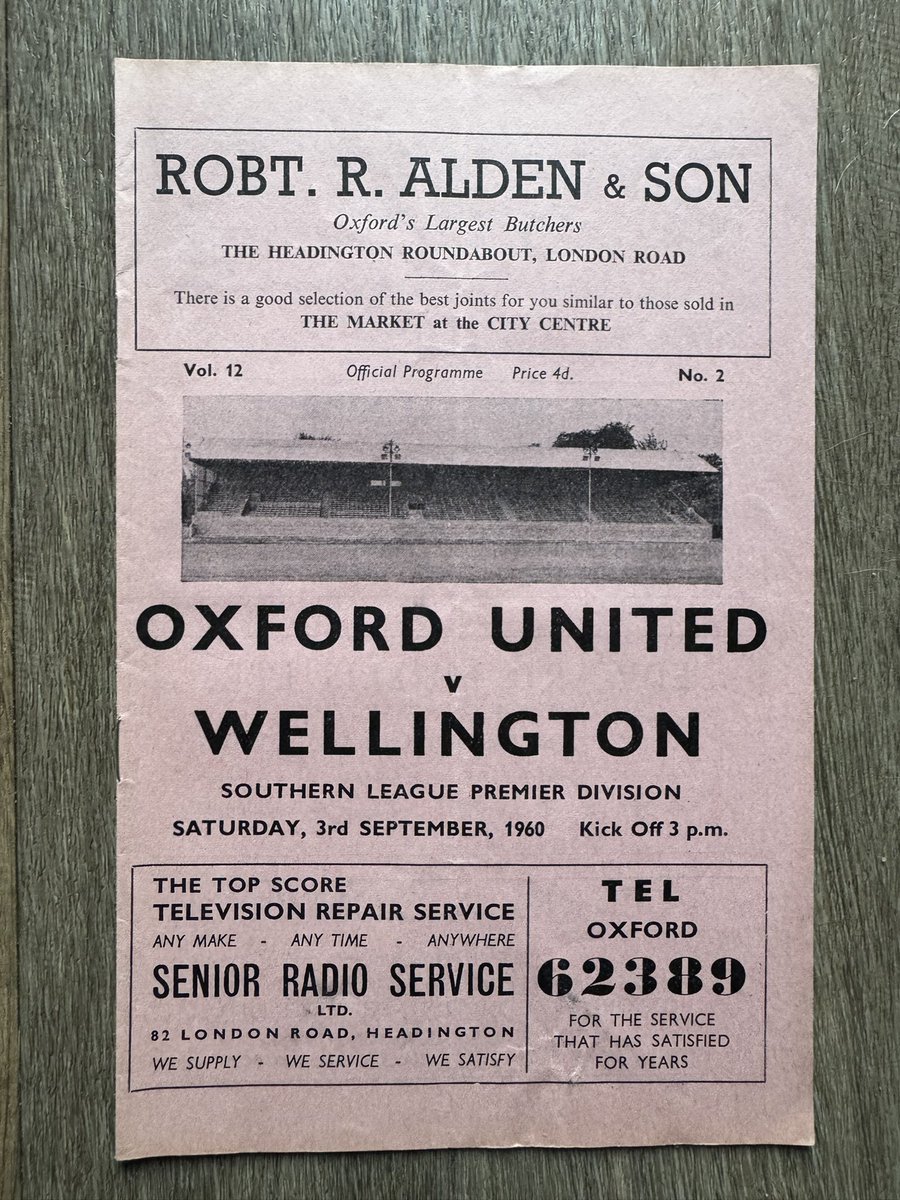 bigox_68's tweet photo. No 79 in the #90for90 tribute. Looks like we finally got Oxford United on the programme for the first time! Another 3-0 win for #OUFC 💛💙 https://t.co/1HesBNyPA7