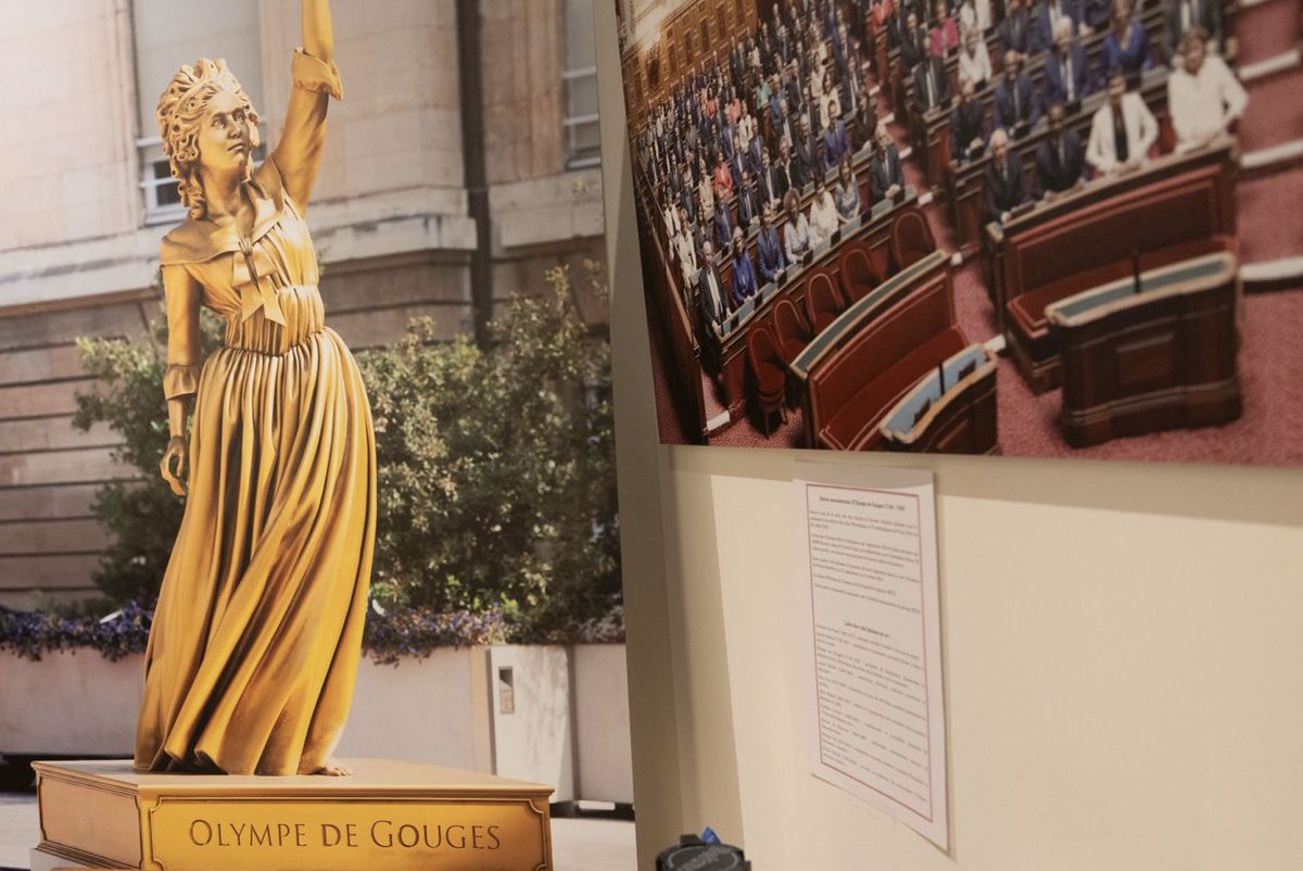 MVaraillas's tweet photo. Révolutionnaire humaniste, pionnière de la lutte contre l’esclavage et pour les droits des femmes, Olympe de Gouges est largement reconnue pour ses écrits politiques.
Je me félicite que le Sénat donne aujourd’hui son nom à la salle de la Délégation #DroitsFemmesSenat https://t.co/3yihrGFCuz
