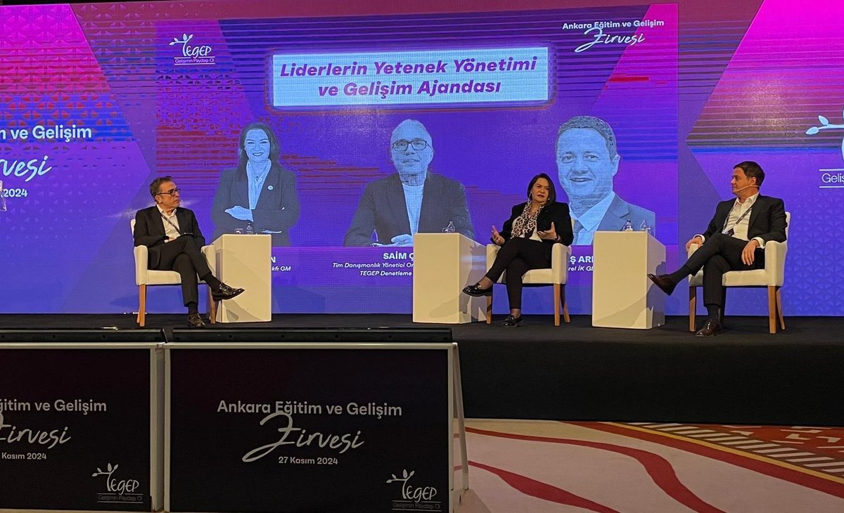 TEGEP tarafından düzenlenen Ankara Eğitim ve Gelişim Zirvesi’nde İnsan Kaynakları Genel Müdür Yardımcımız Turan Barış Arpacı “Liderlerin Yetenek Yönetimi ve Gelişim Ajandası” konulu panelde konuşmacı olarak yer aldı ve bu alandaki deneyimlerini paylaştı.
#Karel #DoğanHolding