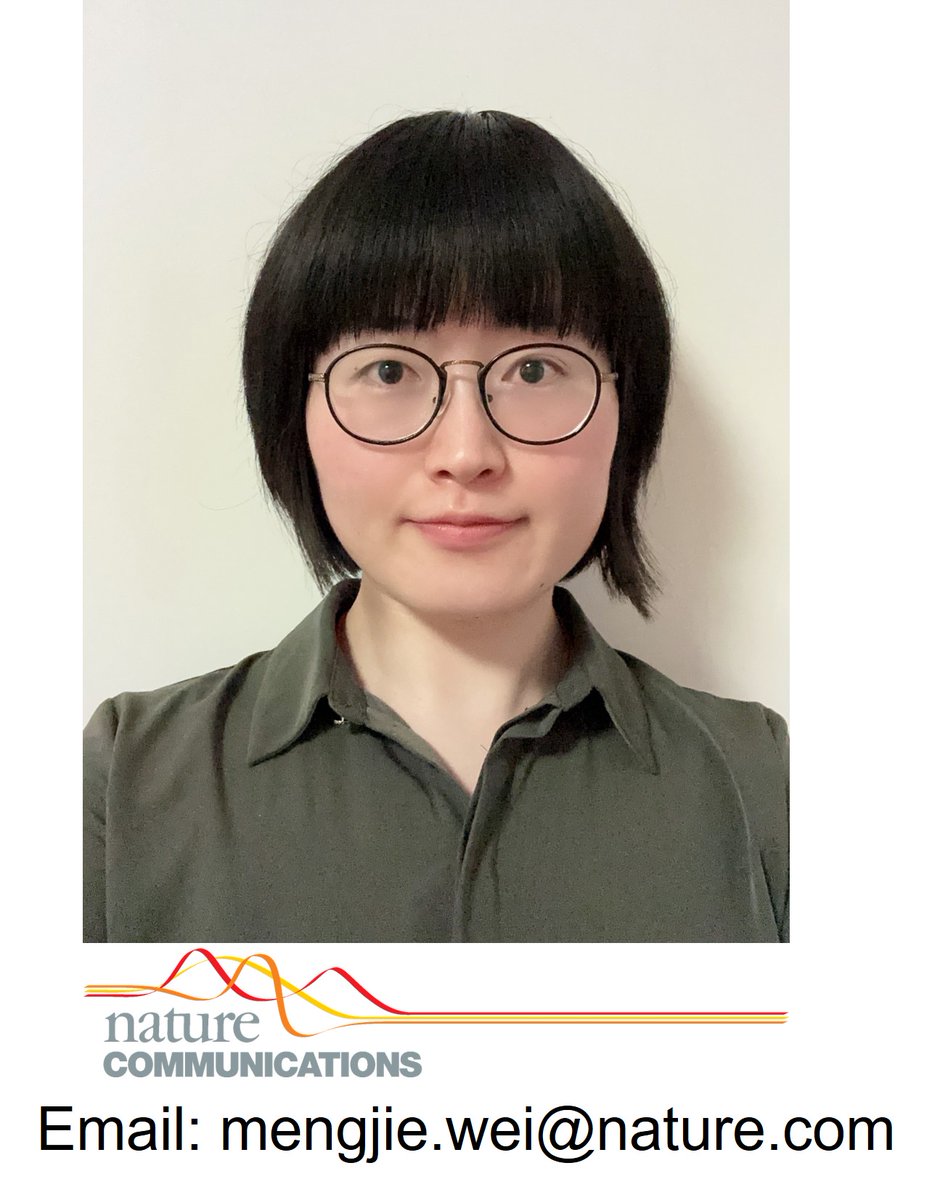 NatureComms's tweet photo. Our editor Mengjie Wei
@Mengjie__Wei
from the Applied Physics Team will attend MRS Fall Meeting & Exhibit, Dec 1-6, 2024, Boston
@Materials_MRS
If you spot her there, say hi & tell her about your research! #Perovksite #QuantumDot #OrganicSemiconductor #MaterialsResearch #F24MRS https://t.co/UO9tNb9RFl