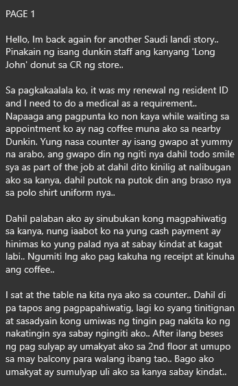 AlterOfan83223's tweet photo. Arabong Nagpapakain ng Kanyang Long John Donut 

Page 1

#ConfessionOfanAlter160 
#SaudiArabia #Saudi #OFW #CRfun https://t.co/dQ2ZDZPwlf