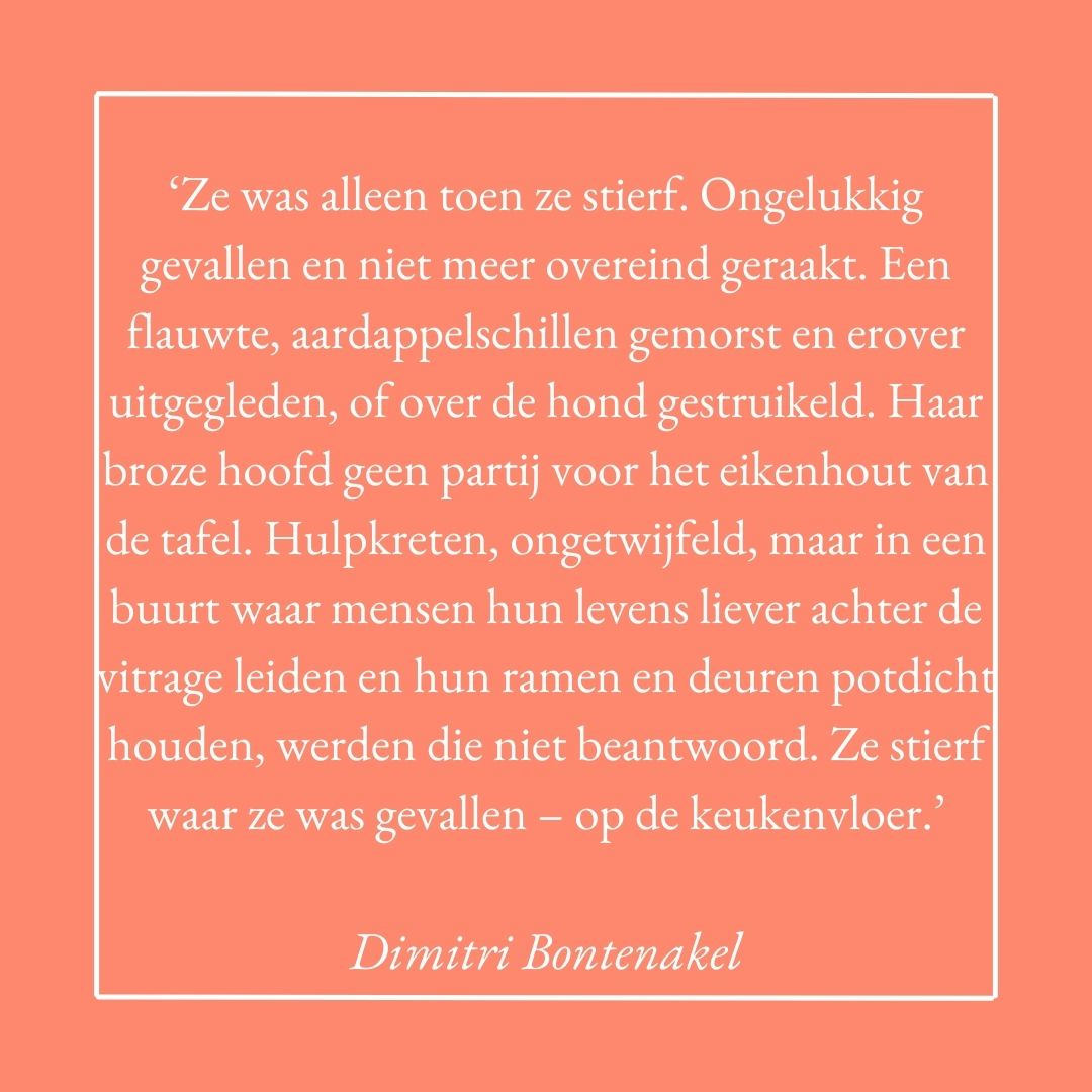 In ons nummer 'Watlab. Writing apart together' presenteert Dimitri Bontenakel een hoofdstuk uit 'De eerste vrouw op de maan', een ghost story in de minst bovennatuurlijke zin van het woord. Op de roman moeten we wachten tot 2025, maar u kan alvast genieten van dit voorproefje!