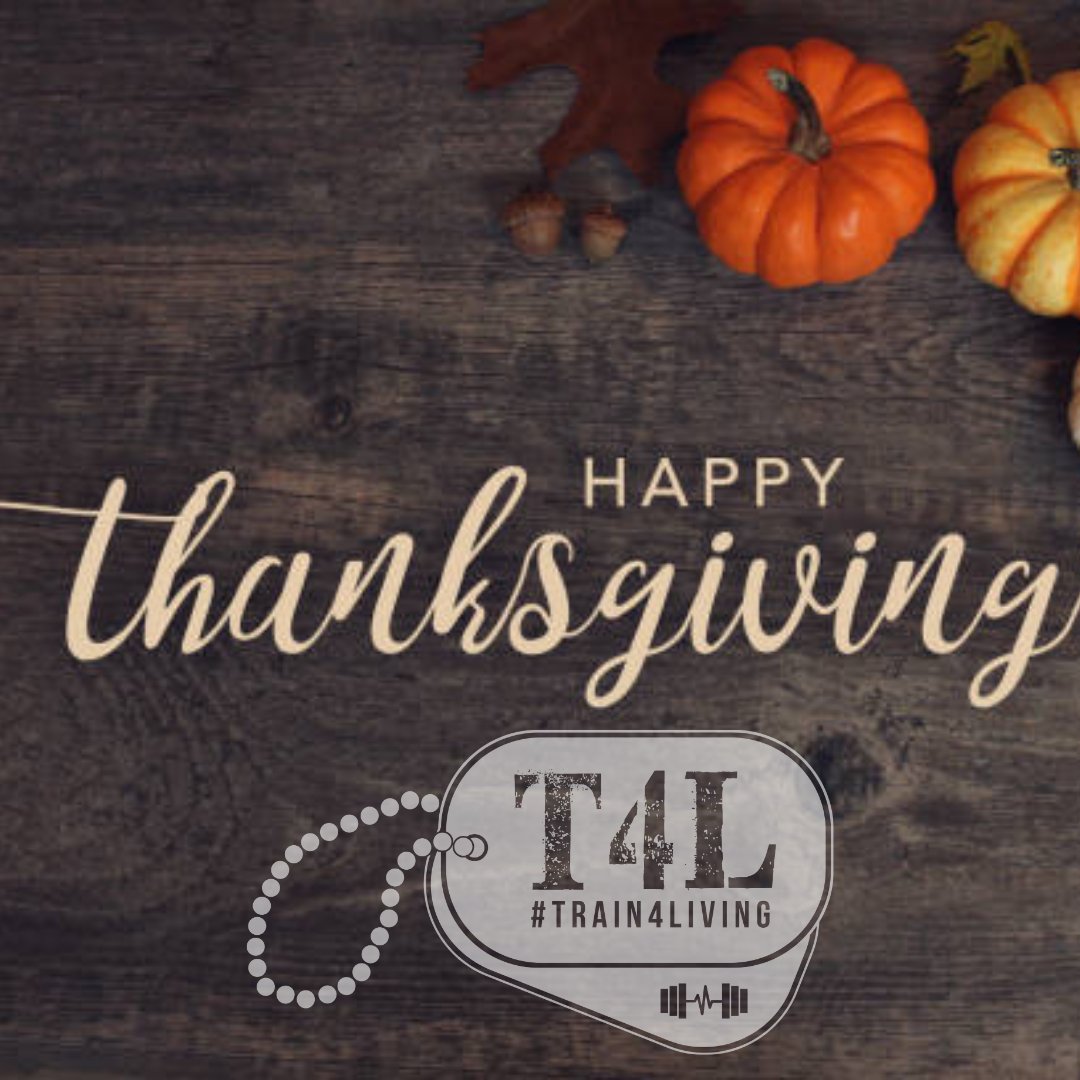Train4Living's tweet photo. We are truly thankful for all of you!

From our family to yours, Happy Thanksgiving! https://t.co/M61xhHVEWD
