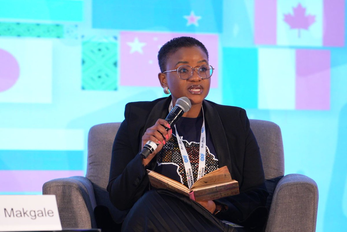 <a href="/MaxBoqwana1/">Max Boqwana</a> .<a href="/Bonolo_Makgale/">Bonolo</a>: #SouthAfrica needs to follow its predecessors in forwarding the Global South-centric development agenda at the #G20 forum, push some of the most urgent priorities forward and institutionalise the G20’s collective efforts to address them.

#CapeTownConversation