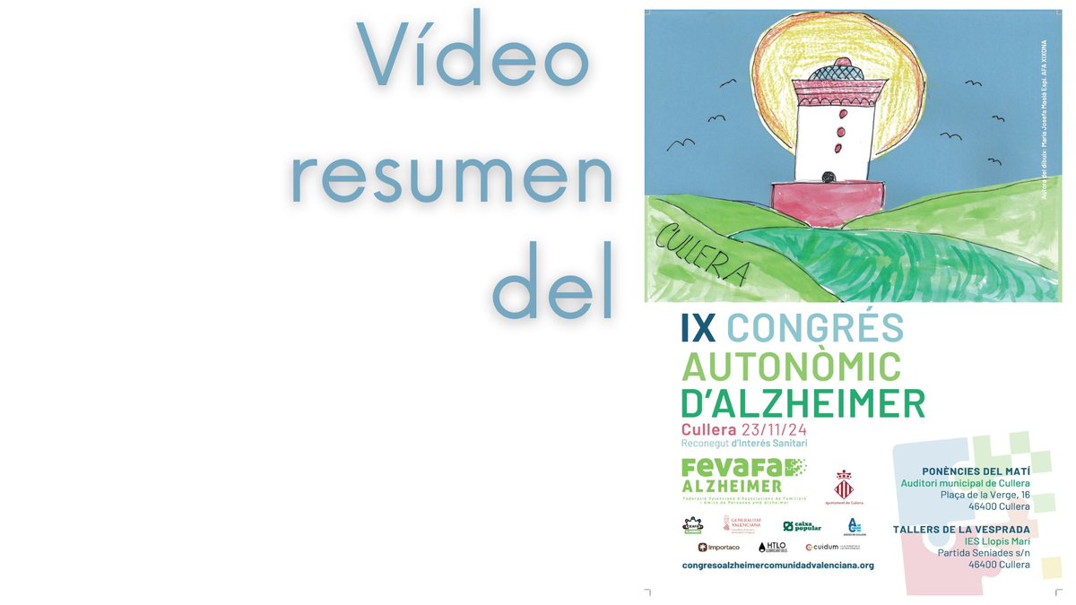 FEVAFAAlzheimer's tweet photo. Vídeo Resumen del IX Congreso Autonómico de Alzheimer CV 📷📷📷 con Alzheimer Afacu Gracias a Benjamín Serrano de Bubo media 📷📷📷📷
#fevafa #fevafaalzheimer #Alzheimer #CongresoAlzheimer #Ceaf#cullerahtta #afacu ps://youtu.be/DWDUwc_pRpQ?si=x0A1SsCoaYHEFOLv https://t.co/ANCTOuCd5I