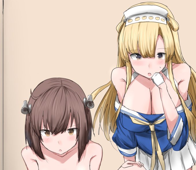 skebリクエストの雪風ちゃんとフレッチャーちゃんです。 