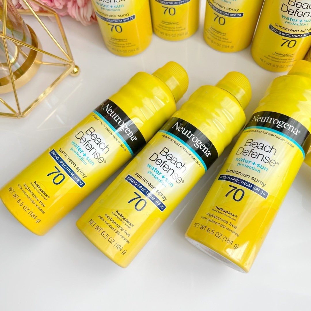 PoopIm10's tweet image. Neutrogena Beach Defense Sunscreen Spray 184g

🛒 550฿ ส่งฟรี 🚚 ของแท้💯💯

☀️ สเปรย์กันแดด + กันน้ำ ใช้ได้ทั้งผิวหน้าและผิวกาย 

#ส่งต่อคสอ #ส่งต่อสกินแคร์ #ส่งต่อเสื้อผ้ามือ2 #ส่งต่อครีมกันแดด #ครีมกันแดด #ส่งต่อเครื่องสําอาง #ส่งต่อเครื่องสำอางค์ #รีวิว