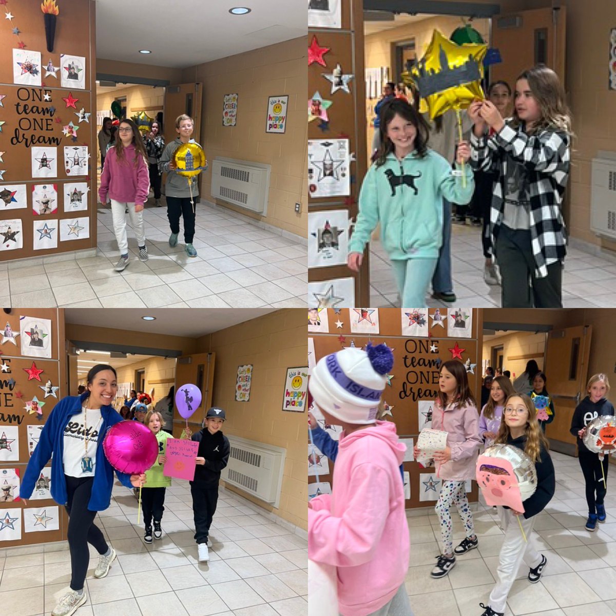 LbnyLido's tweet photo. In honor of the Thanksgiving Day Parade in NYC we celebrated Balloons Over Lido. Thank you to Ms. Nichollas for helping to put together our event. Thank you to our Lido band members and Ms. Marmol for providing us with our marching music ❤️🐳 Part 1 https://t.co/2hMnuqadfh