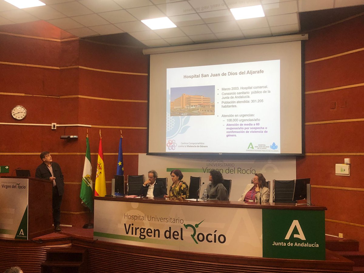 Hospital San Juan de Dios del Aljarafe (@hsjd_aljarafe) on Twitter photo Nuestra Comisión de #ViolenciadeGénero participa en las Jornadas Provinciales de ámbito sanitario ante la #violenciagénero donde nuestro jefe de servicio de e Cuidados Críticos y Urgencias <a href="/jlgarmenUCI/">Jose Luis Garcia Garmendia</a> ha presentado las buenas prácticas de nuestro hospital en este ámbito Nuestra Comisión de #ViolenciadeGénero participa en las Jornadas Provinciales de ámbito sanitario ante la #violenciagénero donde nuestro jefe de servicio de e Cuidados Críticos y Urgencias <a href="/jlgarmenUCI/">Jose Luis Garcia Garmendia</a> ha presentado las buenas prácticas de nuestro hospital en este ámbito