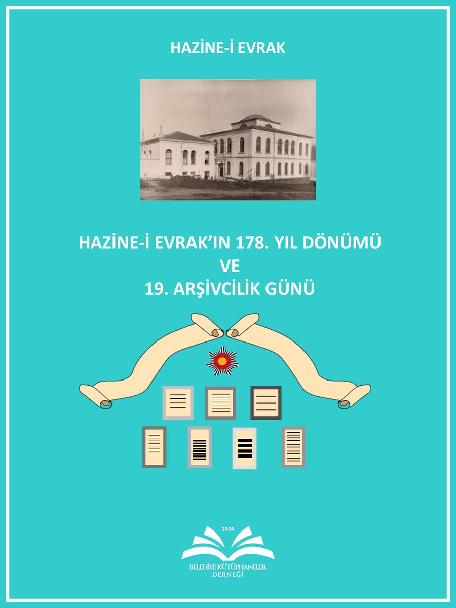 belkutupder's tweet photo. 28 Kasım Hazine-i Evrak'ın Kuruluşunun 178. Yıldönümü ve 19. Arşivcilik Günü kutlu olsun.
#HazineiEvrak https://t.co/nhZFu9PPMO