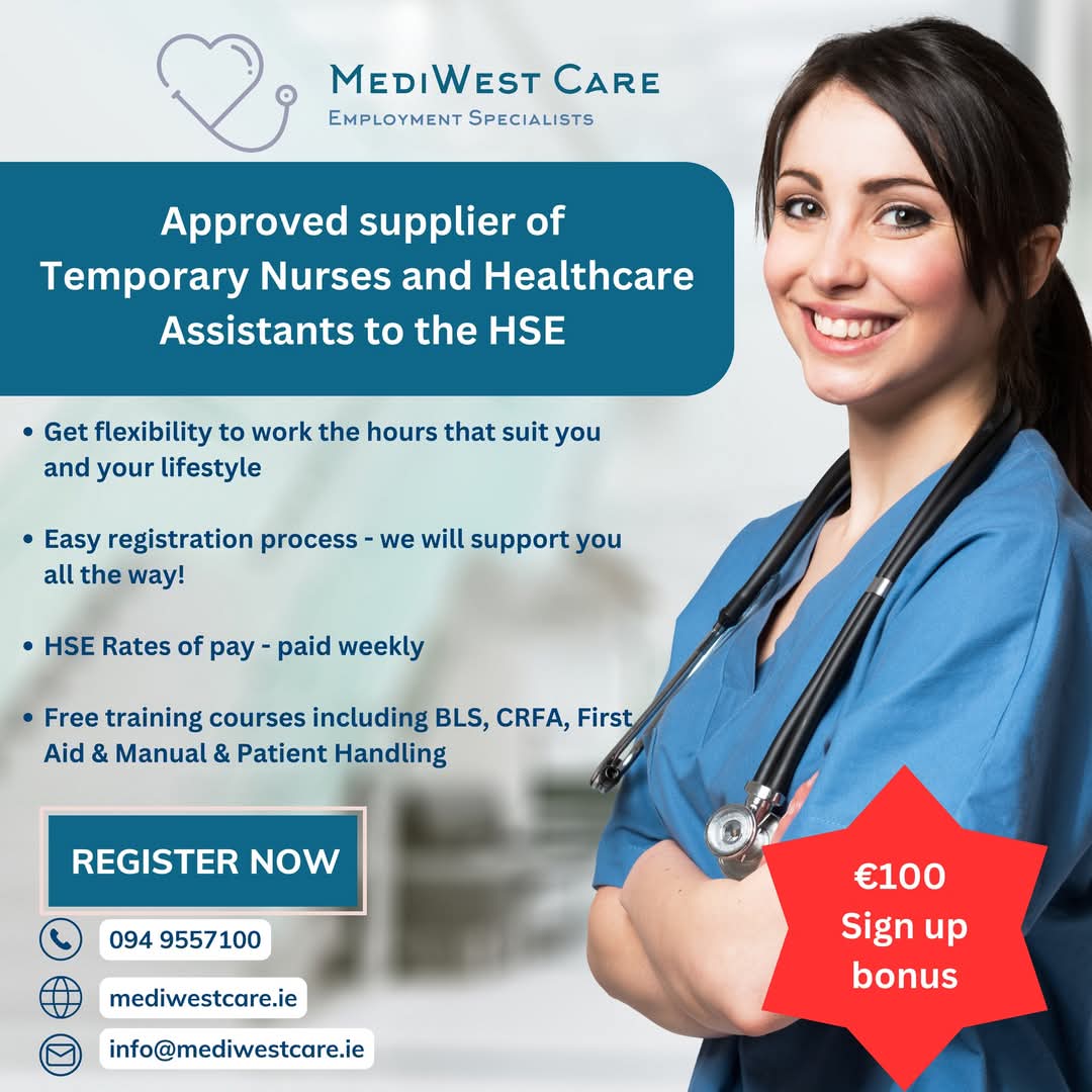 MediCare West is also recruiting for HCA and Nurses in Galway! 

#ATUCareers