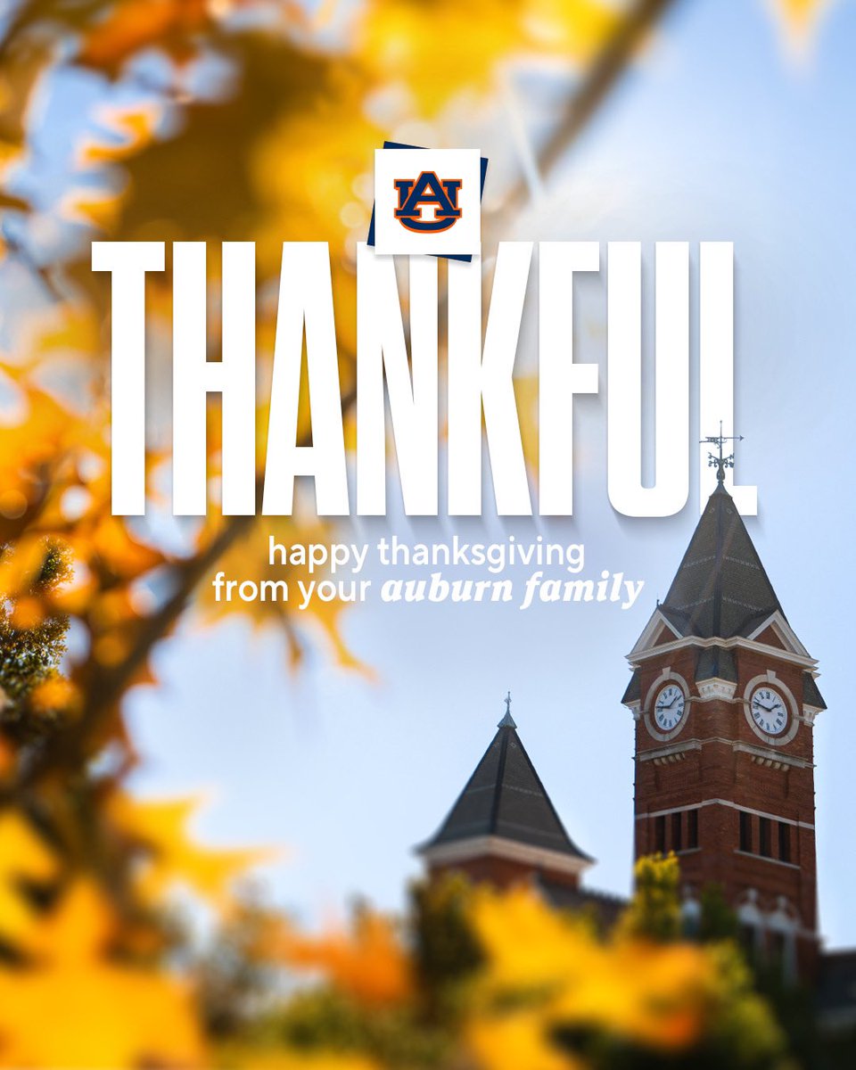 Happy Thanksgiving, Auburn Family!