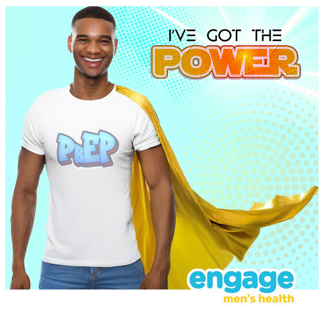 outlgbt's tweet photo. Unleash your inner hero with PrEP! 

For free PrEP and other health services for men who have sex with men in Joburg, NMB or Buffalo City, WhatsApp OUT's Engage Men's Health on 082 607 1686.

It's time to step up and own your power!

#PrEP #PrEPup #SexualHealth #EngageWithUs #EMH https://t.co/31mFtA3Q4N