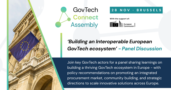InteroperableEU's tweet image. Now at #GovTechConnectAssembly our Deputy Head of Unit @andrea_halmos takes part in panel on how an #interoperable #GovTech ecosystem can unlock full potential of innovation in 🇪🇺. 

Live👉youtube.com/watch?v=RtcFbC…

#GovTechConnect #Innovation #PublicServices #DigitalTransformation