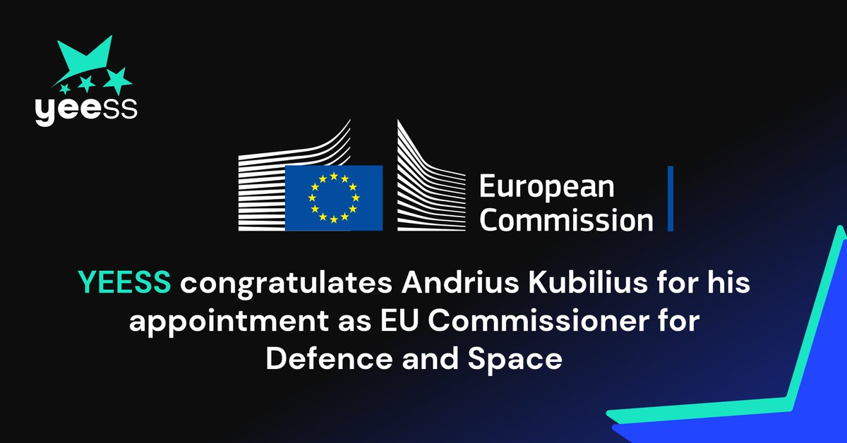 YEESS_Syndicate's tweet image. 🇪🇺 A new chapter begins as the College of Commissioners starts its work at the @EU_Commission for the next five years! Congratulations to all newly appointed Commissioners, with a special mention for @KubiliusA - EU Commissioner for Defence & Space. We're excited to see his…