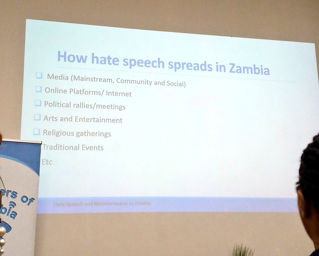 ChibweLumpa's tweet image. How hate speech spreads in Zambia?
What is the role of the media in combating hate speech
#OpenSpaceZM
@Panos_PSAf @VusumuziS 
@zambloggers @Zedeventblogger