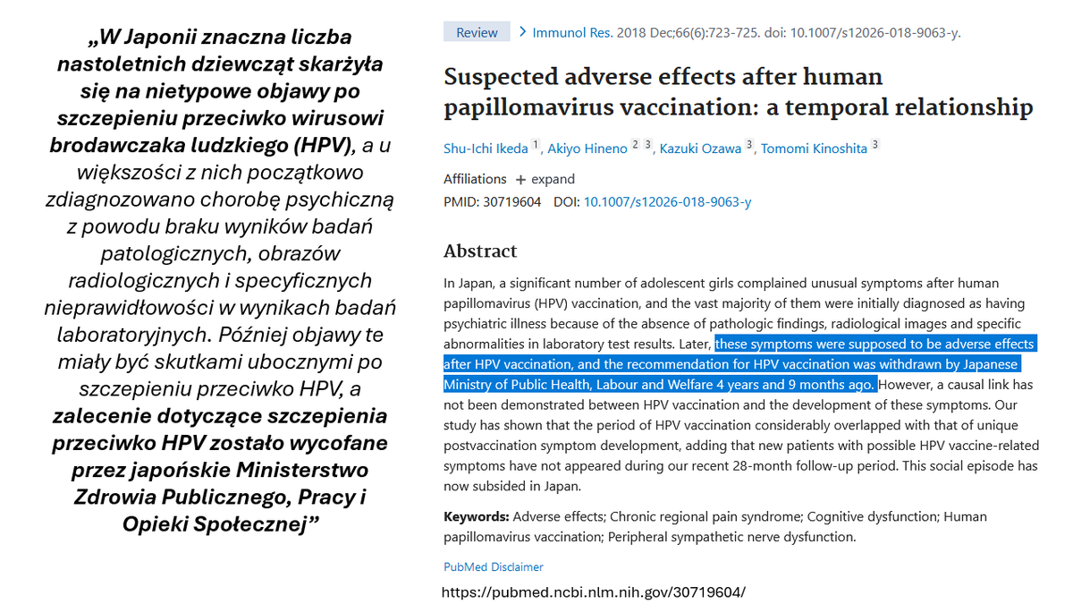 PiotrWitczak_'s tweet photo. Nowy spot za nasze pieniądze:
-Dajmy zmyślone przykłady jakichś powikłań - mówi jeden troll do drugiego
-Szczepionka na HPV powoduje bezpłodność!

Tutaj macie przykłady "zmyślonych" powikłań, w tym zgon