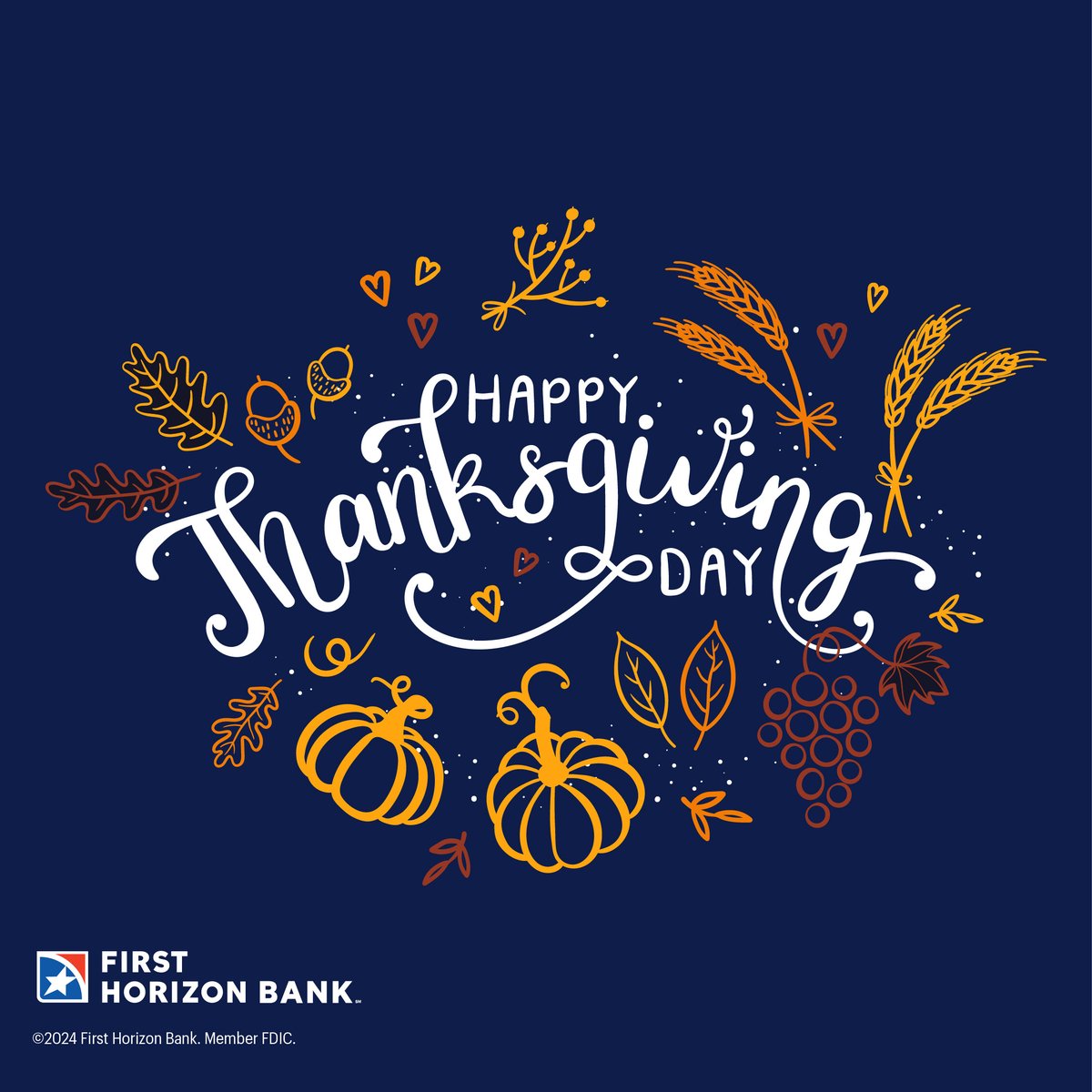 Happy Thanksgiving! Today, we’re feeling especially thankful for our amazing customers and our dedicated associates who always go the extra mile. 

Just a reminder –we’re closed today but will be back to our regular business hours tomorrow, November 29th. #HappyThanksgiving