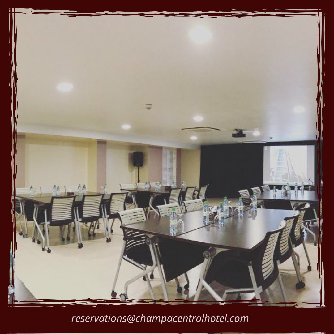 Hosting meetings, conferences, or special events? Our conference spaces are equipped with top-notch facilities to ensure your event is a success! 🏢📊

#mice #meeting #events #business #corporate #champacentralhotel