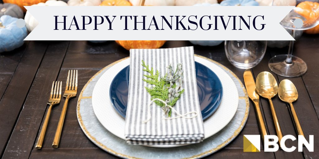 Wishing you a Happy Thanksgiving filled with great food and memories! #happythanksgiving #BCN