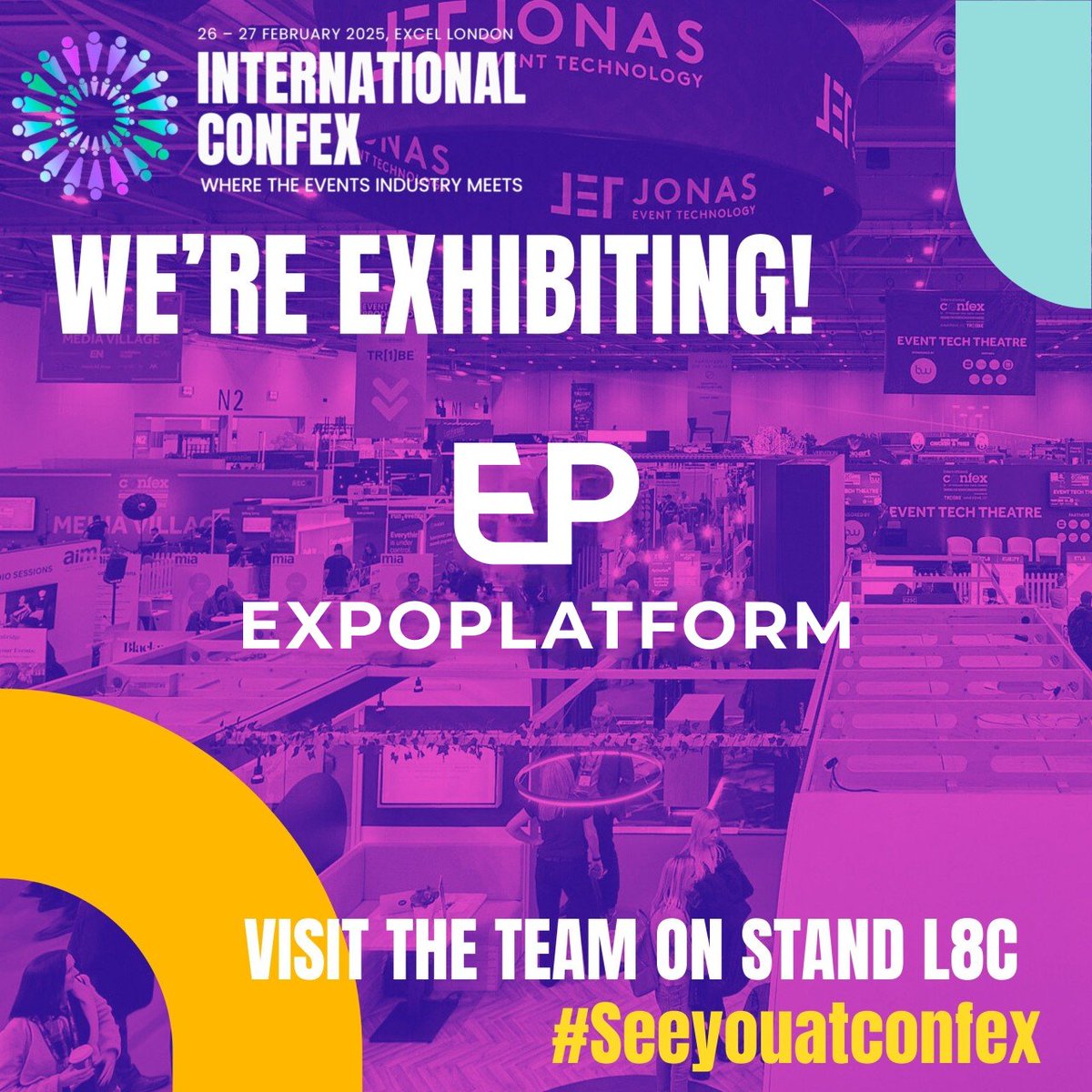 ExpoPlatform (@expoplatform_) on Twitter photo Team ExpoPlatform will be at <a href="/IntlConfex/">International Confex</a> next year in Feb! Meet us at stand L8C. See you there! 📷
#seeyouatconfex #eventprofs #confex2025 Team ExpoPlatform will be at <a href="/IntlConfex/">International Confex</a> next year in Feb! Meet us at stand L8C. See you there! 📷
#seeyouatconfex #eventprofs #confex2025