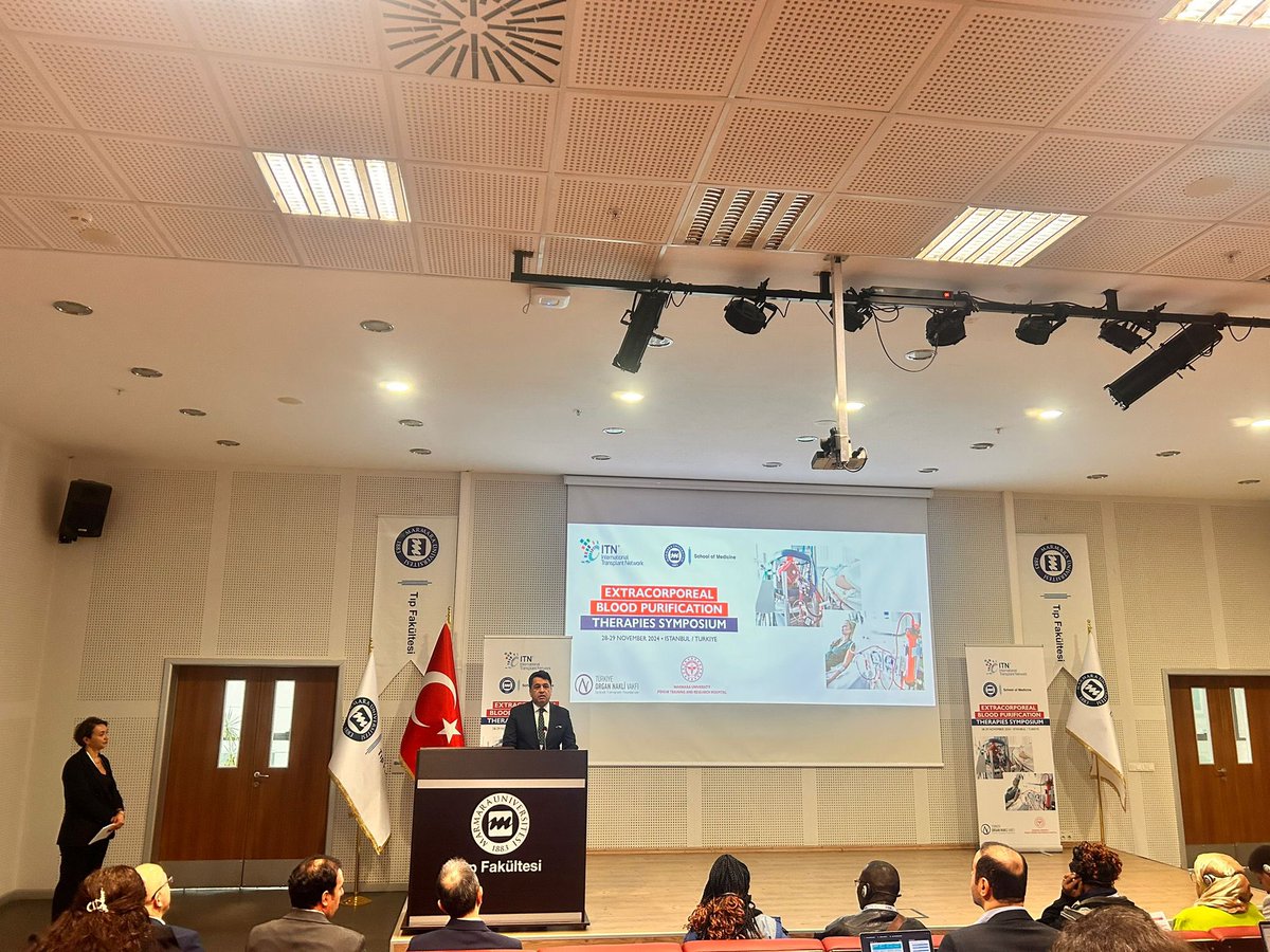 organnaklivakfi's tweet photo. Extracorporeal Blood Purification Therapies Symposium, Prof. Dr. Ümit Şehirli Ve Prof. Dr. Hakan Gündüz’ün Açılış Konuşmalarıyla Başladı. 🩸🔬 

@mutipfakultesi
@marmara1883 
@marmara14giris 
@ITN_TR 

#Ebpt #Medicalınnovation #Bloodpurification https://t.co/jx6RsBINC6