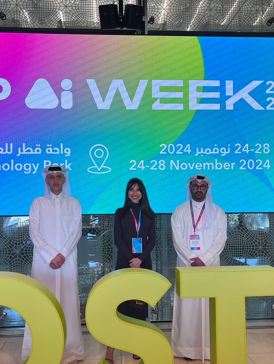 crypto_morozova's tweet image. #AIweek2024 
Qatar, Doha 📍