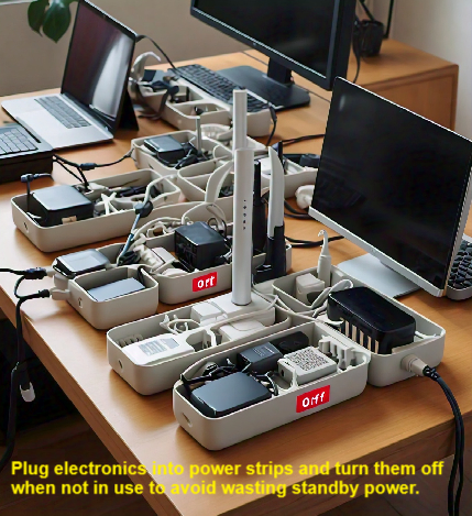 MtijanMKamara's tweet photo. Cut Your Energy Expenses! Learn This One Simple Trick for Major Savings on Your Next Bill:
Use power strips. Plug electronics into power strips and turn them off when not in use to avoid wasting standby power.
#PowerStrips #EnergySaving #StandbyPower #Electrician #GoodEnergy https://t.co/gHLQ5XYL6Z