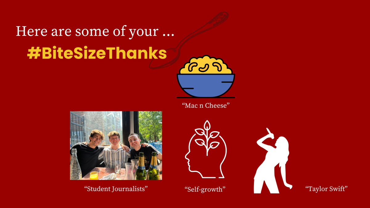 CNSmd's tweet photo. This #Thanksgiving we asked our followers to share what they are thankful for ... in 2 words. 

Thank you �� for sharing some small words that have a BIG IMPACT. Here are some of your #BiteSizeThanks. 

(And yes, we accepted Mac n Cheese. Obviously.) https://t.co/JC3hnpQwam